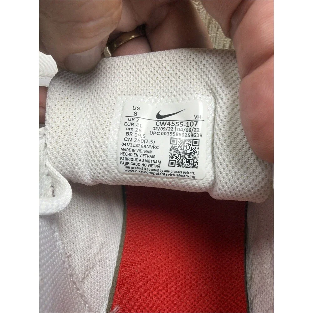 Nike Air Max Sc White Gum Red Men's Shoes Sz 8 CW4555-107